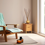 **Image Prompt:** A calming occupational therapy room with soft, natural light, a comfortable chair, aromatherapy diffuser, and a therapist offering a warm towel to a patient. The scene should evoke a sense of peace and well-being, emphasizing sensory stimulation and relaxation.