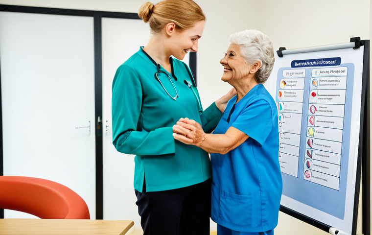 작업치료사의 리포트 작성법 - SMART Goals & Patient Motivation**

"Occupational therapist, fully clothed, working with a senior pa...