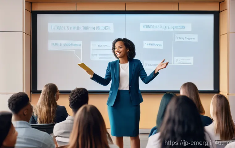 작업치료사의 학술 컨퍼런스 준비 - Image Prompt 1: The Art of Storytelling in Presentations**