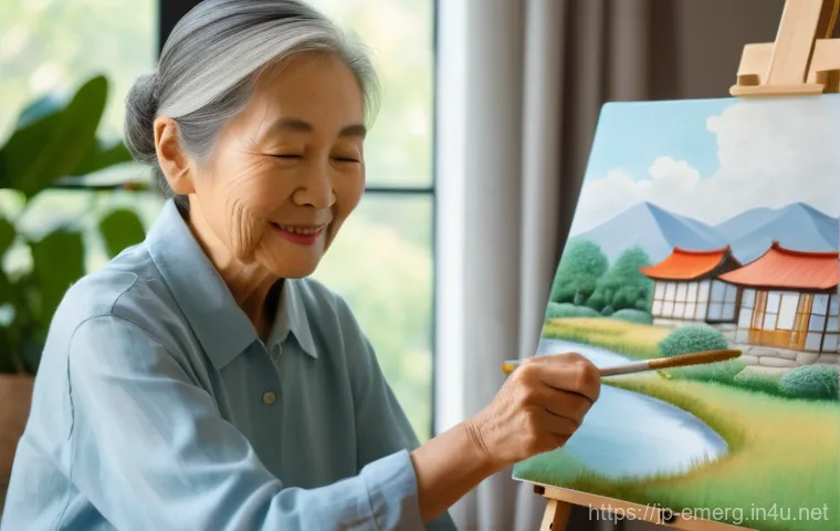 작업치료사의 치료 성과 발표 - Image Prompt 1: The Artist's Return**