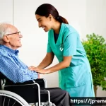 작업치료사의 실습 경험 공유 - **Prompt:** A compassionate occupational therapist (OT) attentively listening to an elderly male pat...