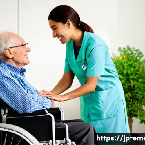 작업치료사의 실습 경험 공유 - **Prompt:** A compassionate occupational therapist (OT) attentively listening to an elderly male pat...