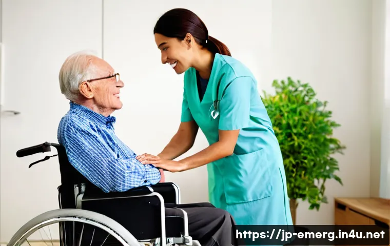 작업치료사의 실습 경험 공유 - **Prompt:** A compassionate occupational therapist (OT) attentively listening to an elderly male pat...