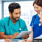 작업치료사의 글로벌 교육 참여 후기 - A diverse international medical team consisting of occupational therapists, physical therapists, nur...
